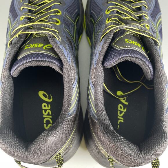 Asics Gel Venture 6 Men\'s 10.5 4E Navy Green Trail Running Shoe Athletic Sneaker main image 5